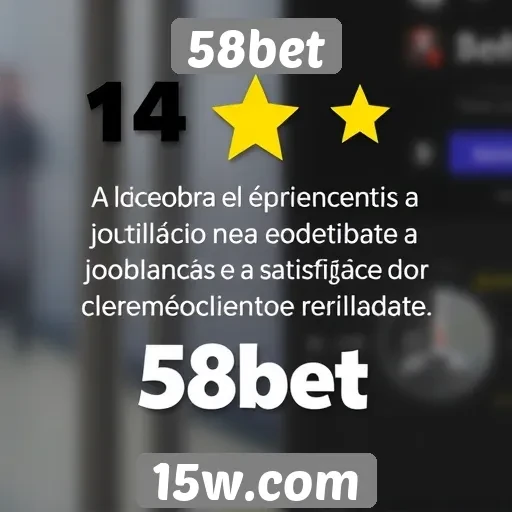 Avaliação da experiência do usuário na 58bet