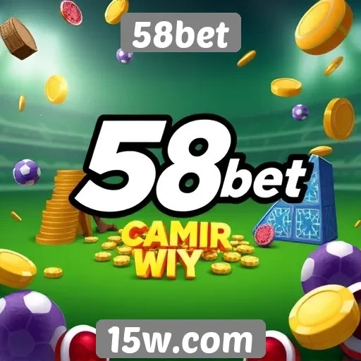 Variedade de jogos disponíveis na plataforma 58bet
